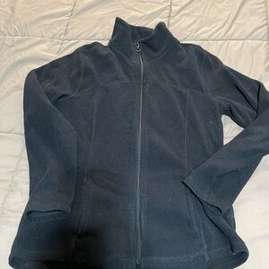 Old Navy Black Teddy Fleece Full-Zip Jacket